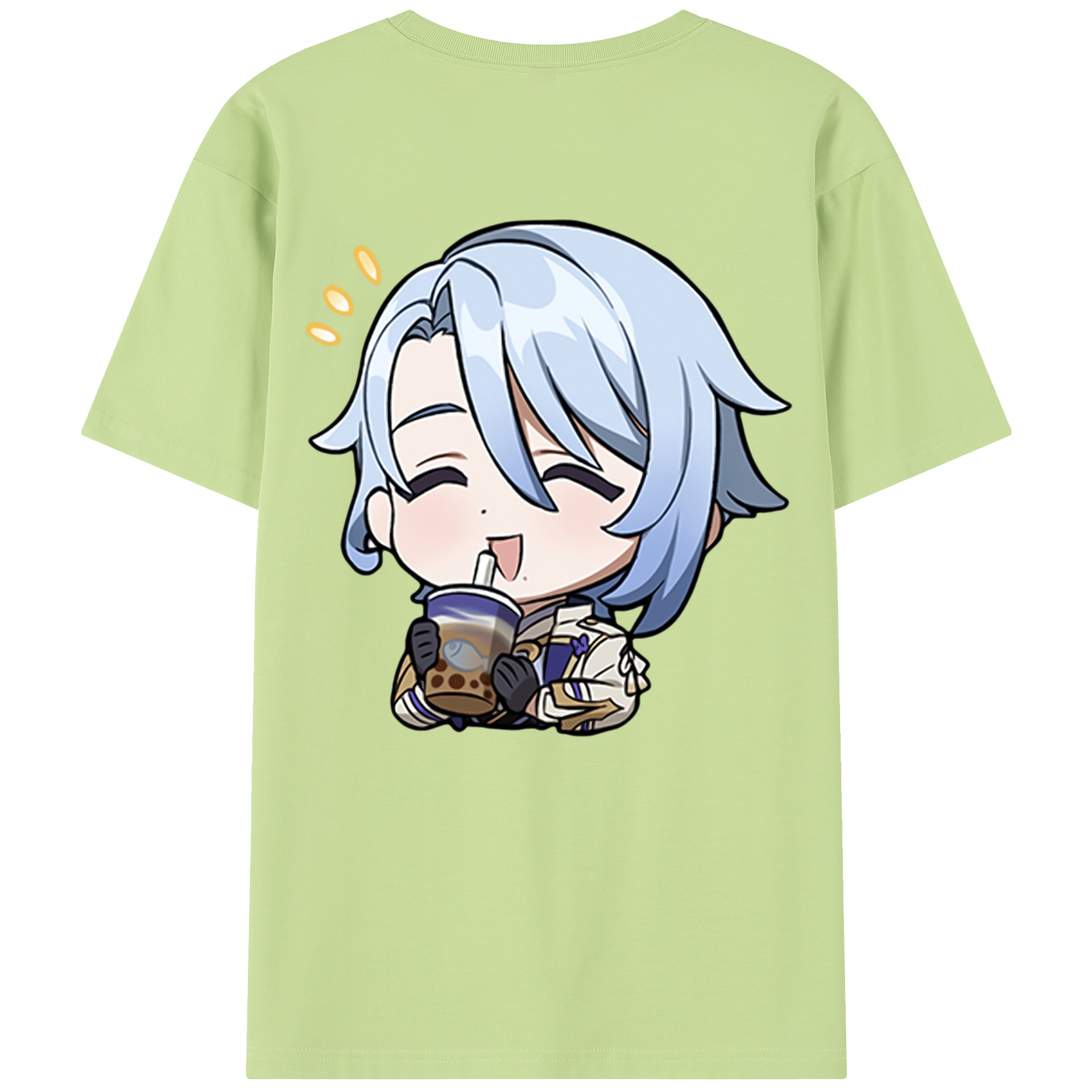 げんし神 神里綾人 かみさとあやと genshin Kamisato Ayato 綿100％半袖Tシャツ（背面プリント）